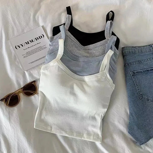 Camisole Basic Crop Top