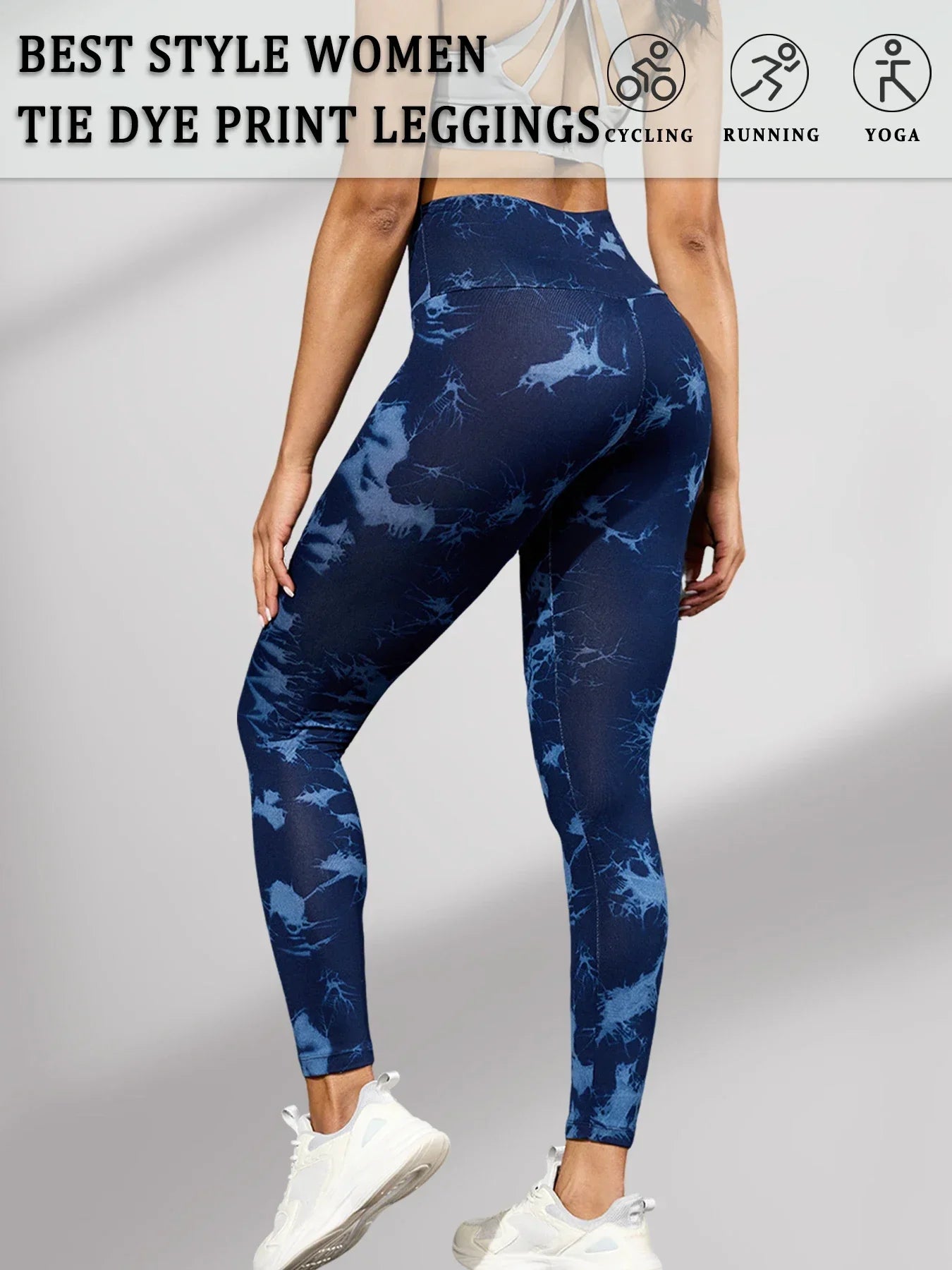 High Waisted Tie Dye Leggings