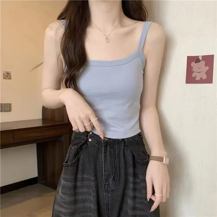Camisole Basic Crop Top