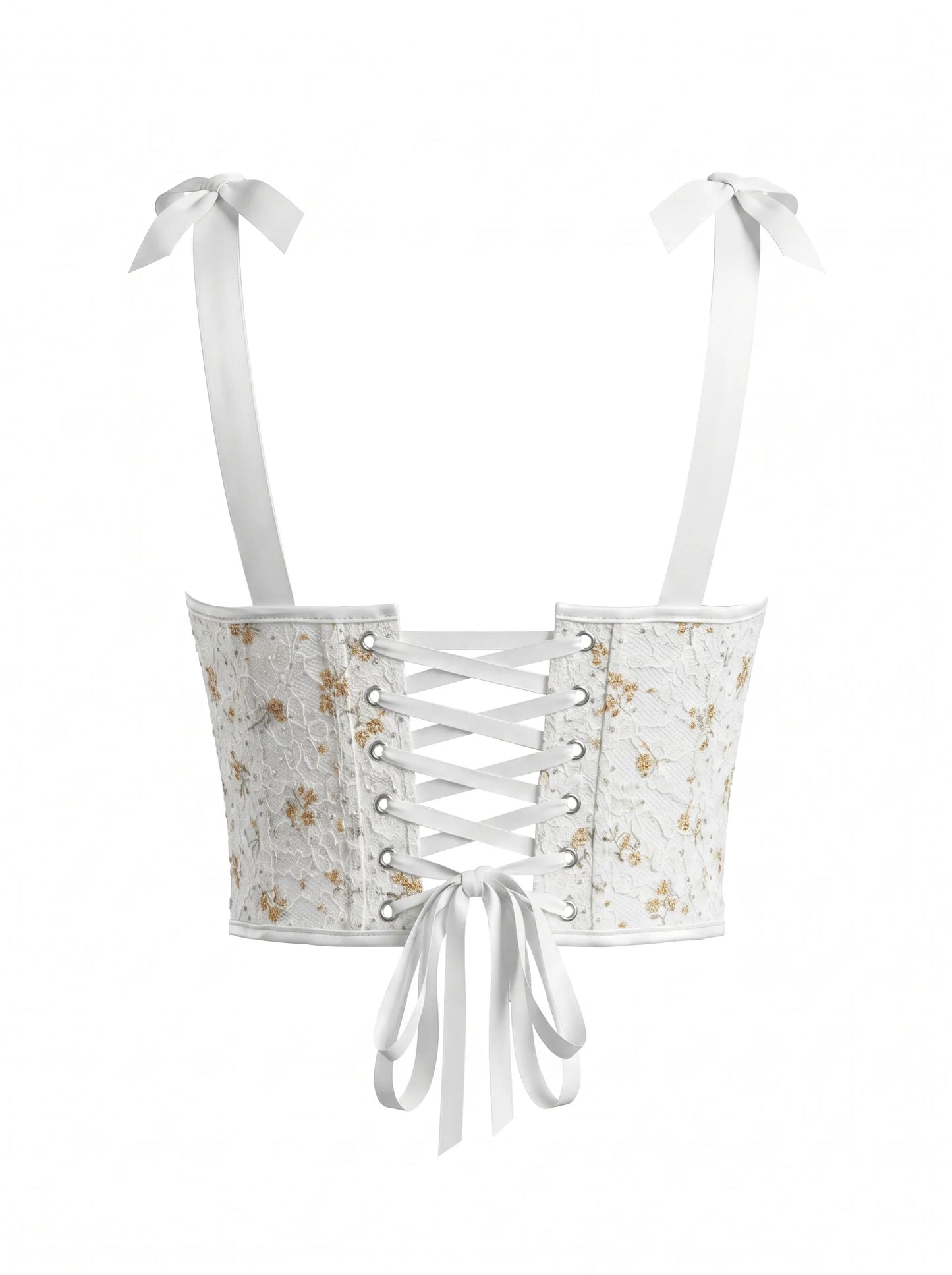 French floral lace Corset