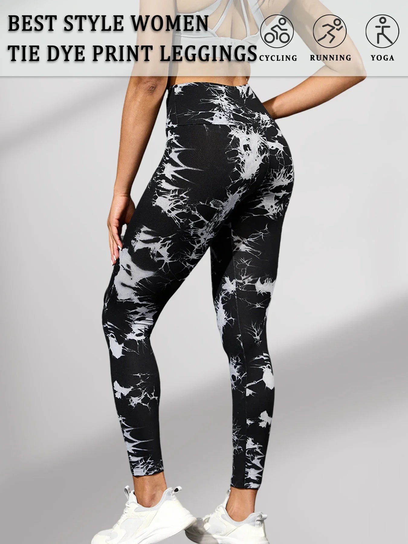 High Waisted Tie Dye Leggings
