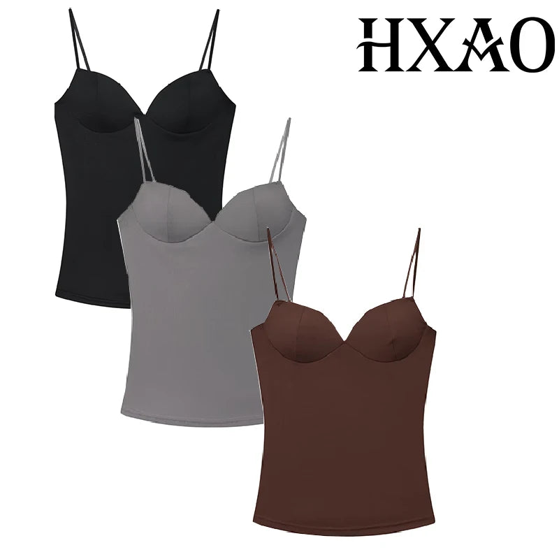 HXAO Corset Crop Top