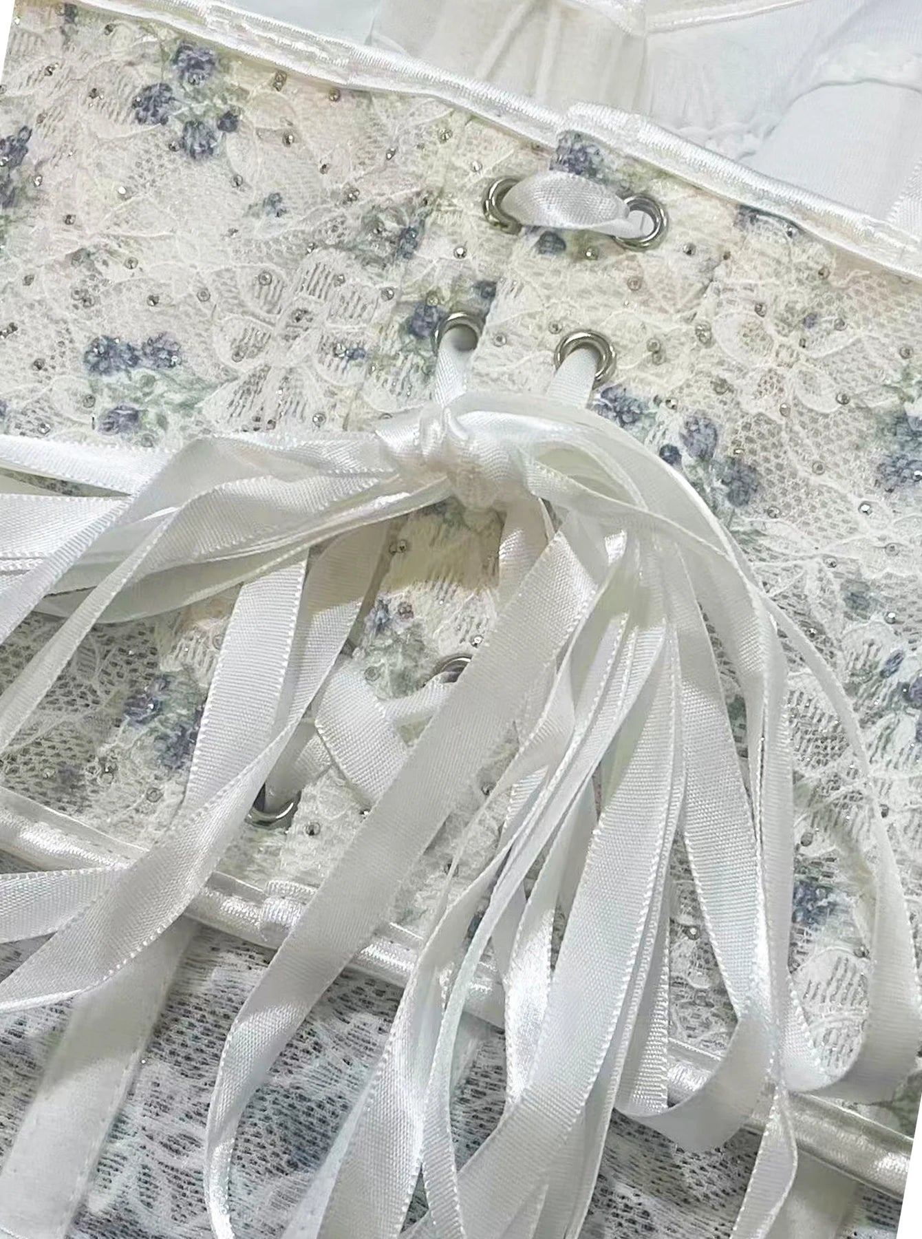 French floral lace Corset