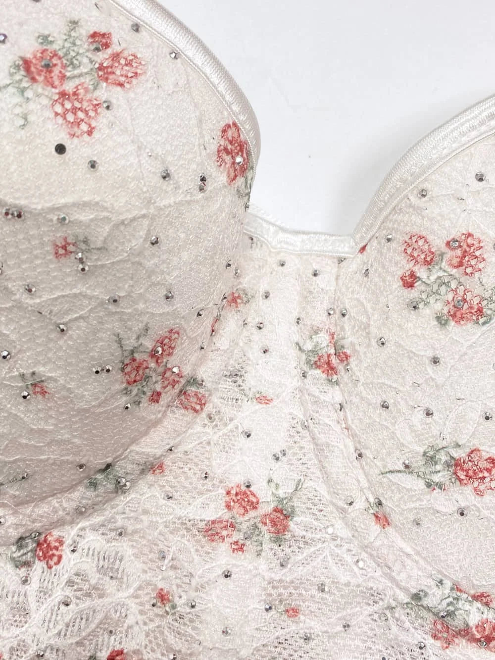 French floral lace Corset