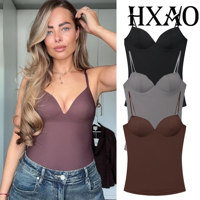 HXAO Corset Crop Top