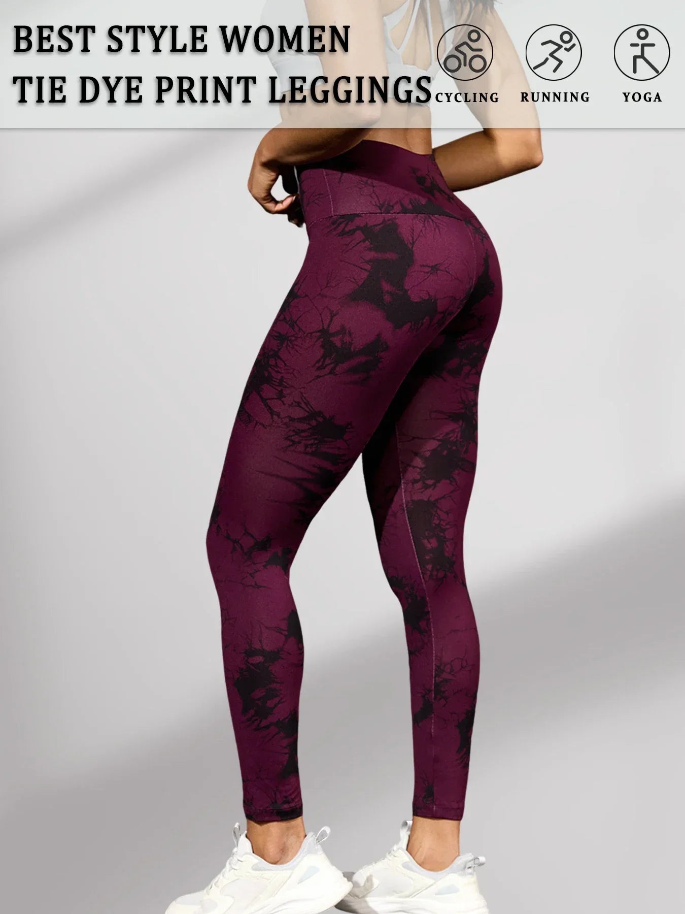 High Waisted Tie Dye Leggings