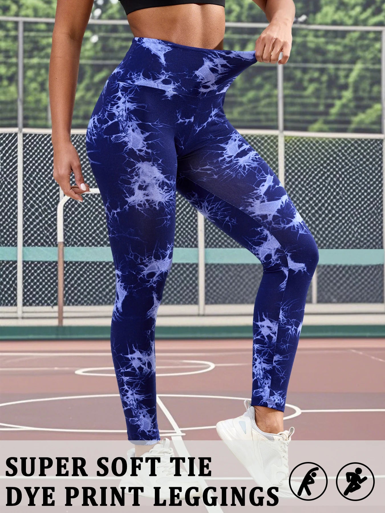 High Waisted Tie Dye Leggings