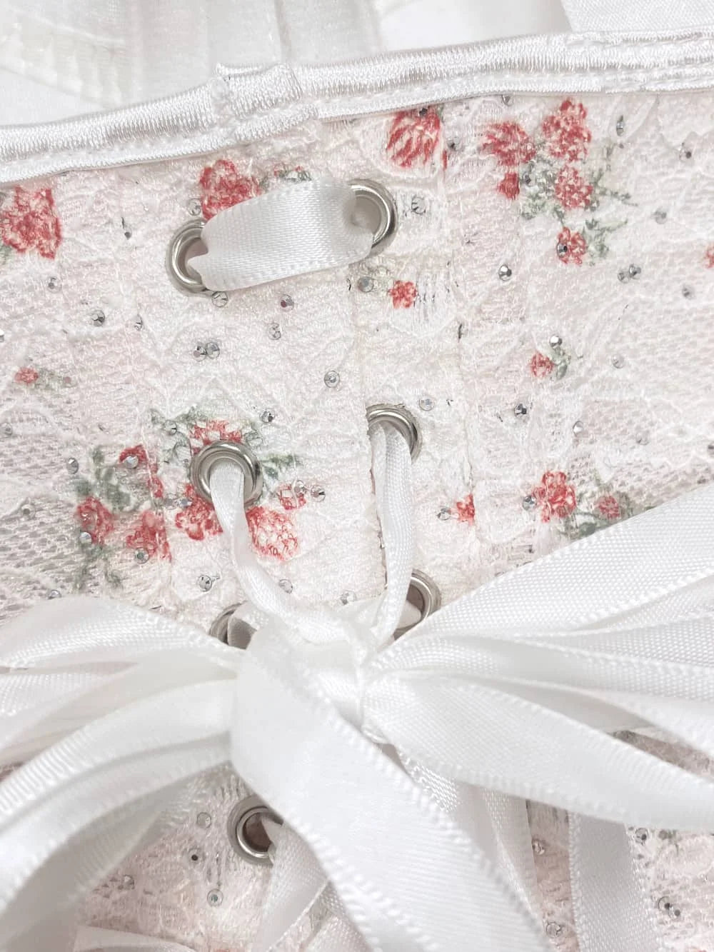 French floral lace Corset