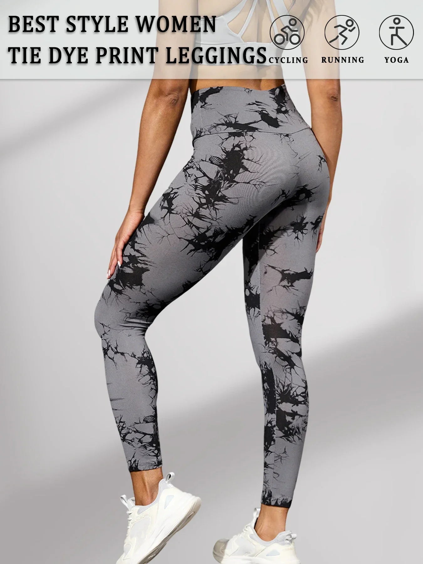 High Waisted Tie Dye Leggings