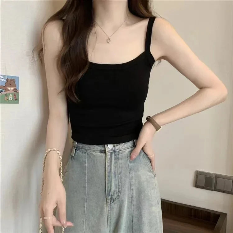 Camisole Basic Crop Top