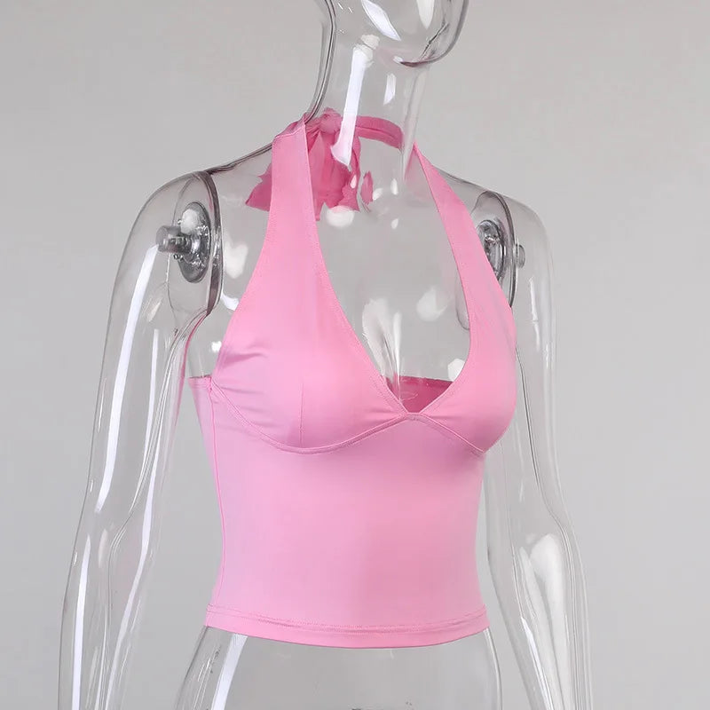 Halter Camisole Tank Top Women