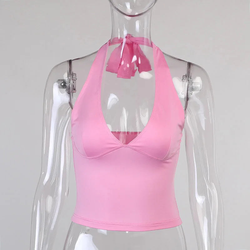 Halter Camisole Tank Top Women
