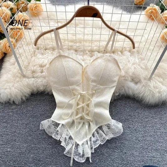 Vintage Lace Corset Tank