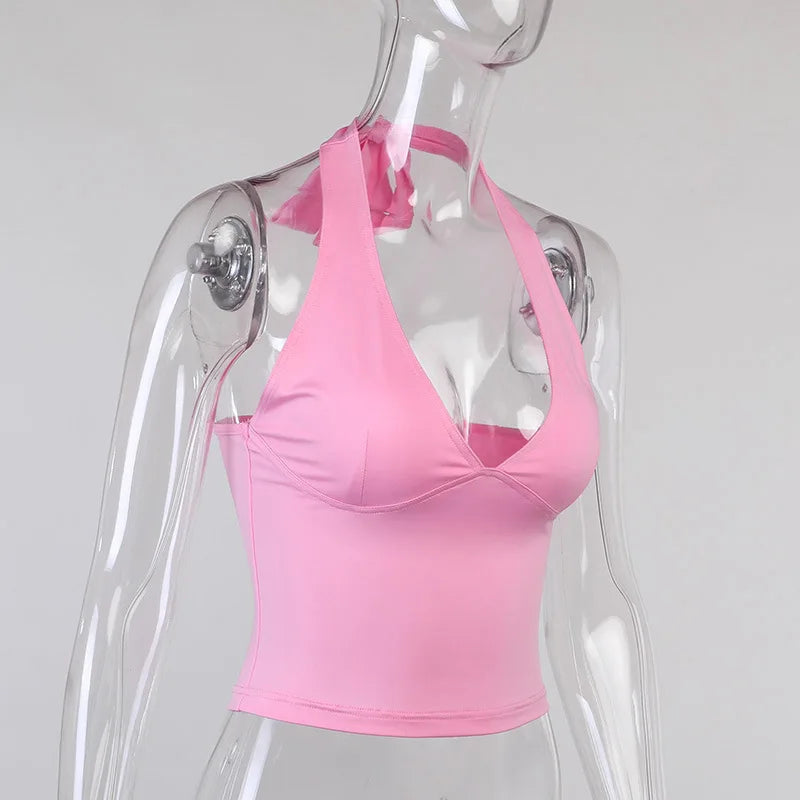 Halter Camisole Tank Top Women