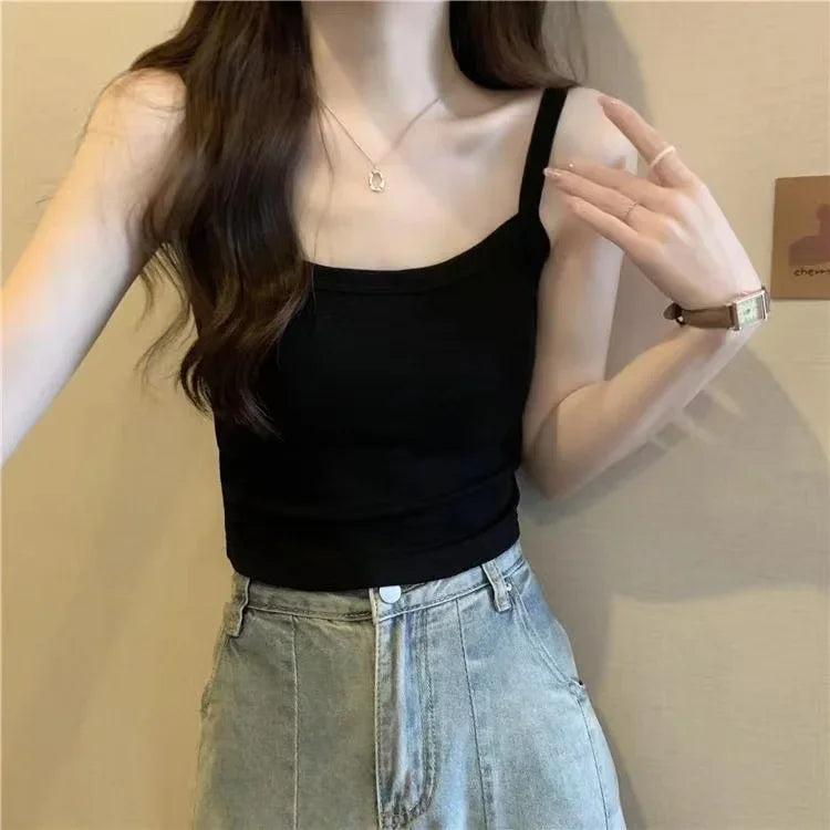 Camisole Basic Crop Top